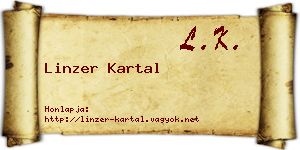 Linzer Kartal névjegykártya